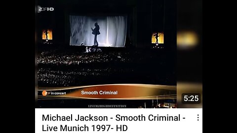 Michael Jackson - Smooth Criminal - Live Munich 1997- HD