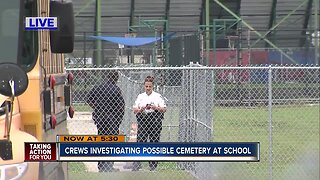 Crews investigating possible cemetery at King HS