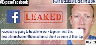 LEAKED: Facebook's Zuckerberg Reveals Plan to Work With Biden Admin