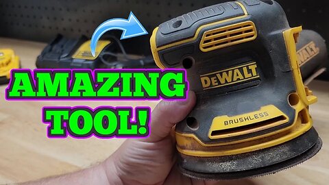 This DeWALT 20V Orbital Sander Is Amazing!