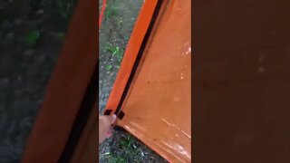 Underwood Aggregator 2 person trekking pole tent in Monsoon rain!