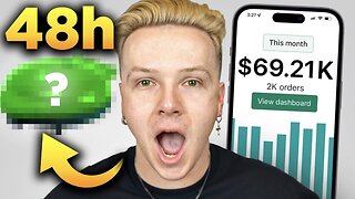 I Tried Shopify Dropshipping With NO MONEY For 48 Hours (INSANE RESULTS)