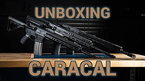 Unboxing Three Caracal Rifles at our Warehouse
