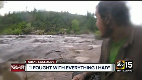 Man caught up in Payson flash flood waters survives after 9 killed