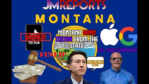 Montana BANS tiktok, Leftists OUTRAGED as app gets terminated, Gov will FINE Google & Apple