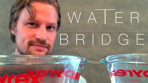 How To Defy Gravity With Water | THE WATER BRIDGE EXPERIMENT|