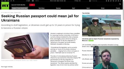 Seeking Russian passport could mean jail for Ukrainians