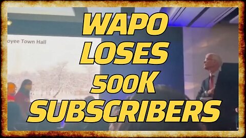 WaPo Loses 500K Subscribers, CEO Flees Meeting After Layoff Announcement