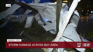 Storm damage across Tampa Bay area