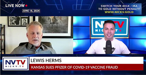 Lewis Herms Discusses Kansas Sues Pfizer For Covid-19 Vaccine Fraud with Nicholas Veniamin