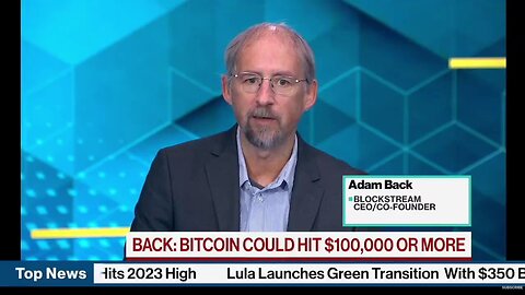 Adam Back (likely Satoshi) "I think Bitcoin can reach a new ATH of $100k or more BEFORE the Halving"