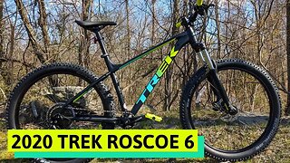 A Real Hardtail MTB? 2020 Trek Roscoe 6 Review of Features and Weight of this 27.5+ Mid Fat Bike