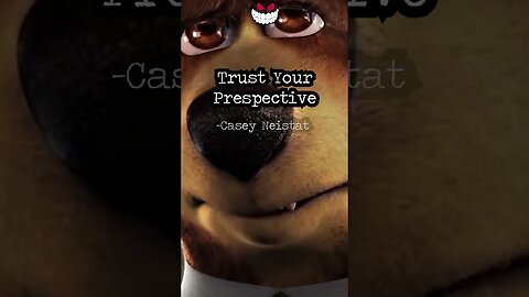 Trust Yourself Trust Your Prespective -Casey Neistat #darkhumour #cartoon #parody #yogibear