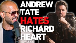 Does Andrew Tate HATE Crypto Founder Richard Heart.... #Crypto