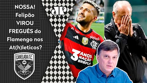 "Tá 9 a 1 pro Flamengo contra o Felipão no ÚLTIMO ANO! Gente, o Atlético-MG..." Mauro Cezar ANALISA!