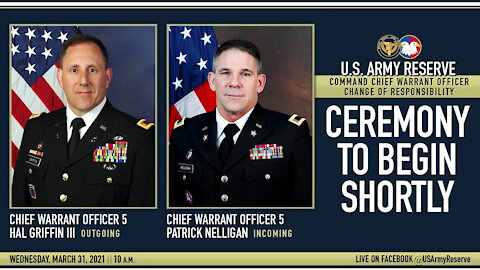 U.S. Army Reserve Command Chief Warrant Officer Change of Responsibility