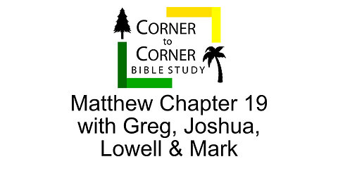 The Gospel according to Matthew Chapter 19
