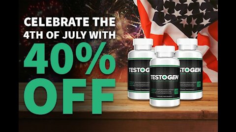 Testogen The Natural Testosterone Booster With Amazing Results