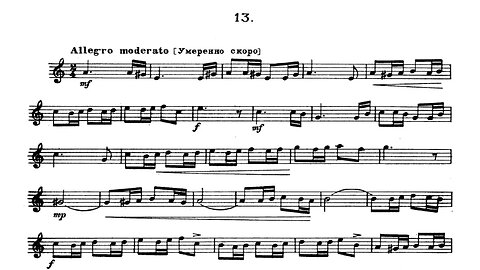 [TRUMPET ETUDE] BALASANYAN 25 Melodic Etudes for Trumpet - 13 Allegretto Moderato
