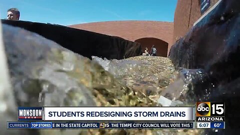 Mesa students develop new storm drain design