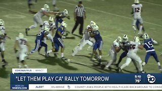 Nearly 100 "Let Them Play CA" Rallies planned Friday afternoon