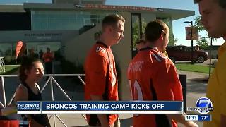 First Day of Broncos Training Camp