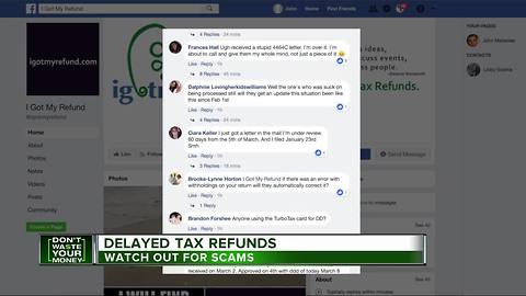 Thousands complain about tax refund delays