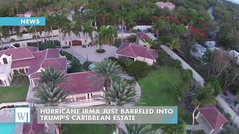 Hurricane Irma Just Barreled Into Trump's Caribbean Estate