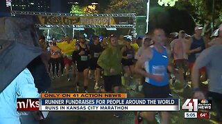 Runner fundraises for people around the world