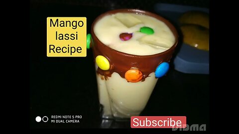 Mango Lassi Recipe।Mango Lassi at Home।Mango Lassi With Mango Pulp।@cookingwithSudhagupta
