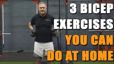 3 Simple Bicep Exercises You Can Do At Home!