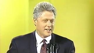 Bill Clinton In Support Of NRA Position