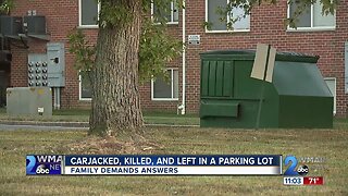 Man carjacked killed and left next to a dumpster