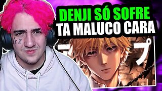 ♪ Desabafo Denji | Cercado por Mortos | AniRap | REACT || MurielReact