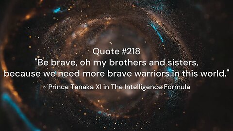 Quote #216-220 & More Insight: Prince Tanaka XI