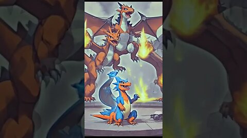 All Hail King Charizard AI #ai #aiart #aianimation #deforumstablediffusion #pokemon #charizard