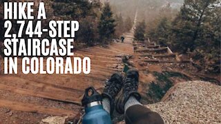 You Can Hike A 2,744-Step Staircase Up To The Clouds In Colorado