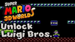 How to Unlock Luigi Bros. in Super Mario 3D World