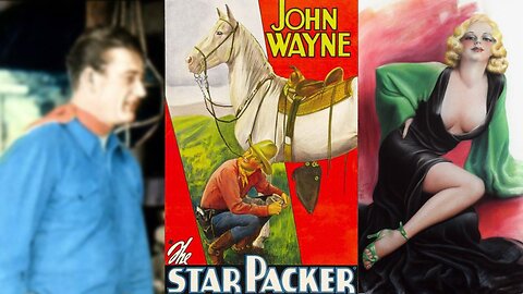 THE STAR PACKER (1934) John Wayne, Verna Hillie & George 'Gabby' Hayes | Romance, Western | B&W
