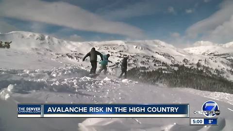 Avalanche danger high in Colorado mountains following Christmas snowfall