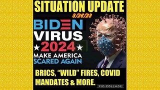SITUATION UPDATE 8/26/23 - Byedin Virus Comeback, Trump Arrest Comms, Strange Lights In Michigan