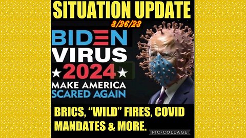 SITUATION UPDATE 8/26/23 - Byedin Virus Comeback, Trump Arrest Comms, Strange Lights In Michigan