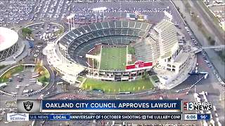 City of Oakland filing lawsuit against Raiders