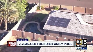 2-year-old found in family pool