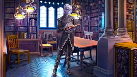 Soothing Medieval Fantasy Music - Night Elf Librarian ★821 | Magical, Dark