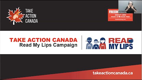 Read My Lips Campaign through Take Action Canada