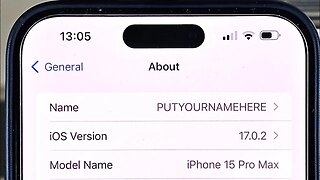 How To Change Name on iPhone 15 Pro Max