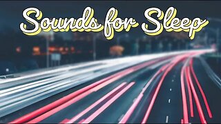 City Traffic Sounds for Sleep | Highway Ambience at Night | 10 Min ASMR White Noise