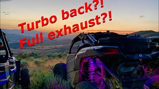2019 Can am Maverick Turbo R X3 XRS Cold Start! Silber Turbo back exhaust!