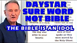 THE HOLY SPIRIT IS THE SURE WORD NOT THE BIBLE